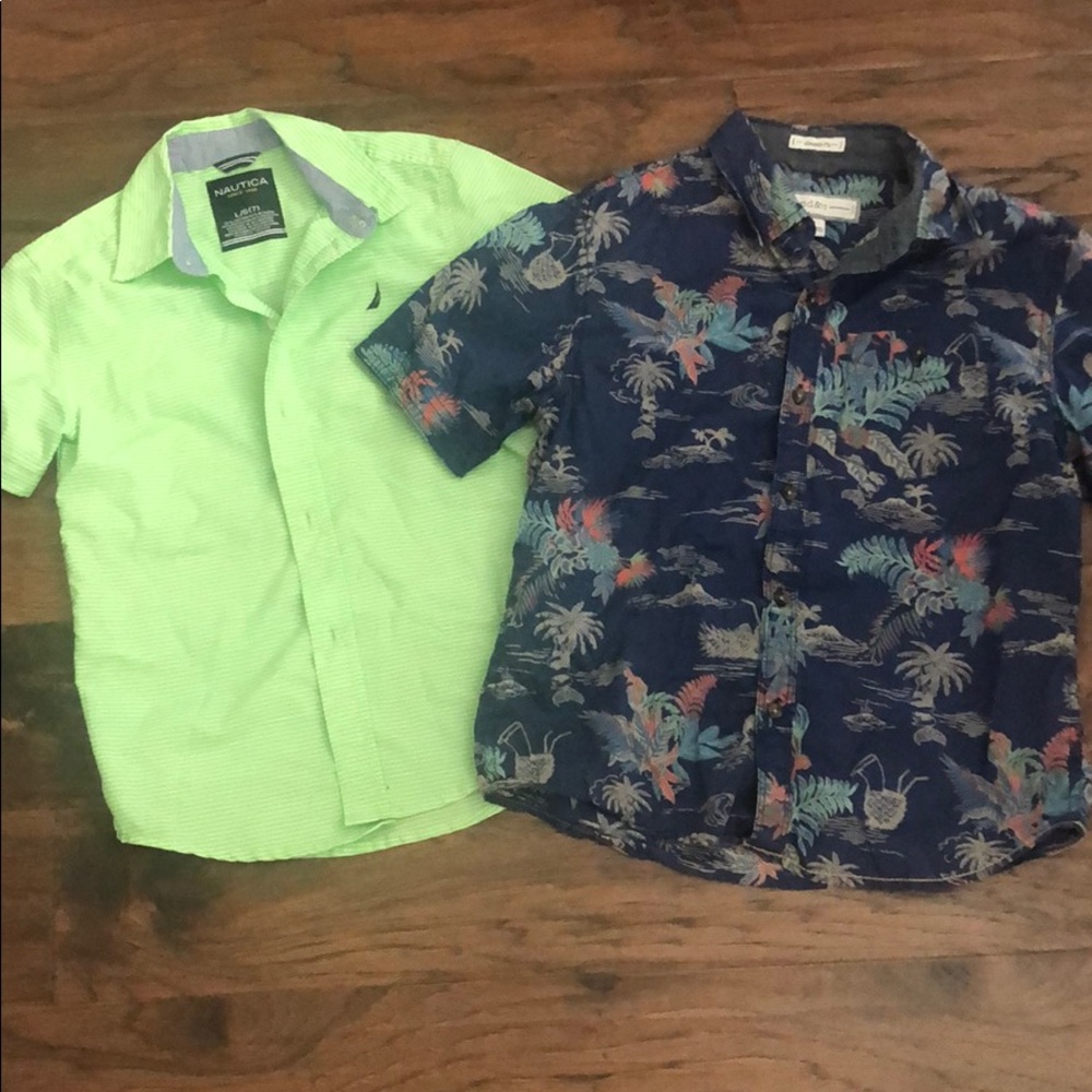 Boys button up shirts